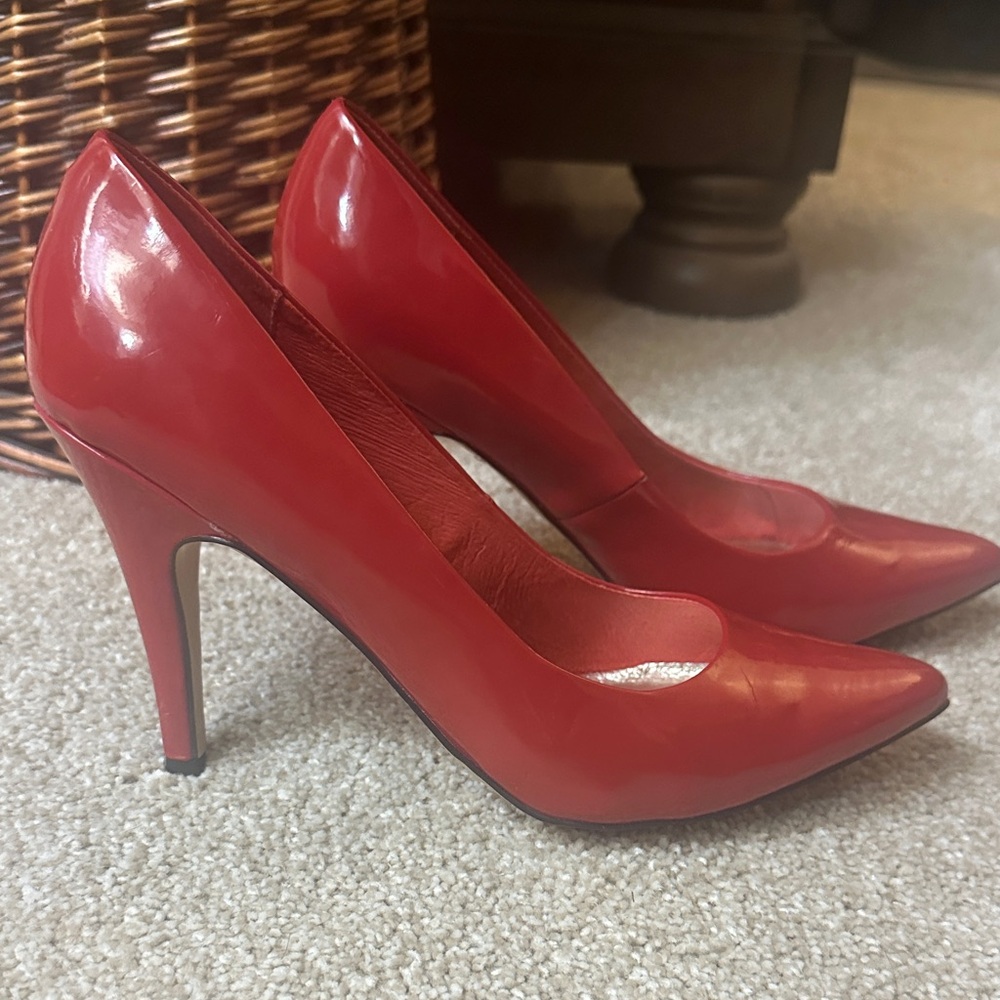 Zara Bold Red Heels
